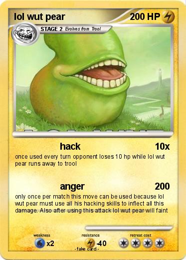 Pokemon lol wut pear