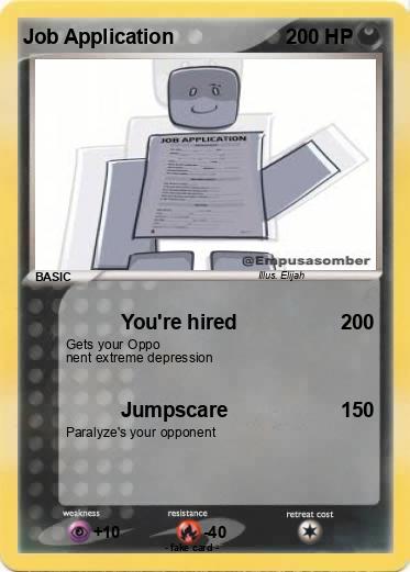 Pokemon Job Application