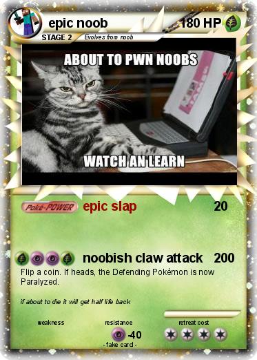 Pokemon epic noob