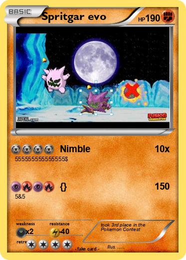 Pokemon Spritgar evo