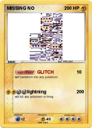 Pokemon MISSING NO