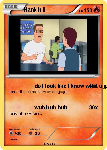Pokemon Hank hill