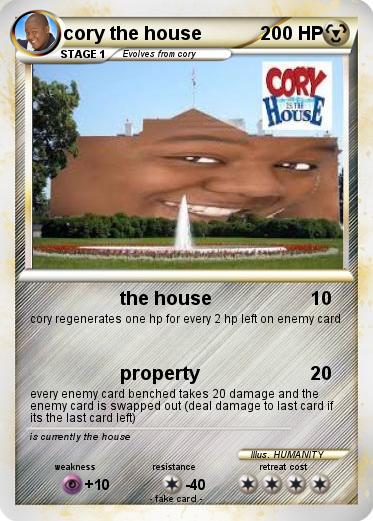Pokemon cory the house