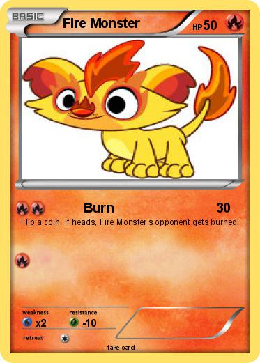 Pokemon Fire Monster