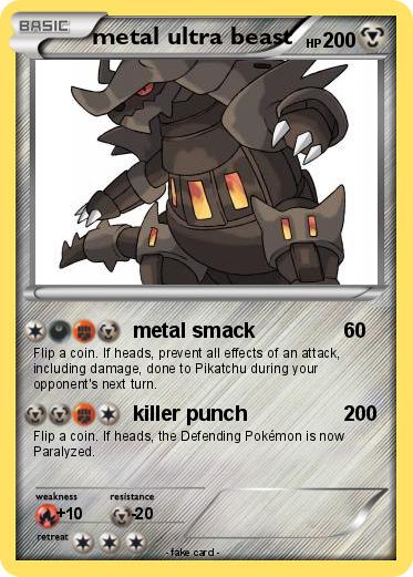 Pokemon metal ultra beast