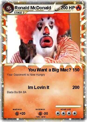 Pokemon Ronald McDonald