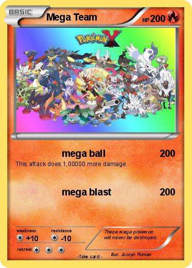 Pokemon Mega Team