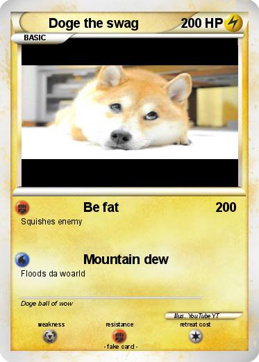 Pokemon Doge the swag