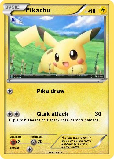 Pokemon Pikachu