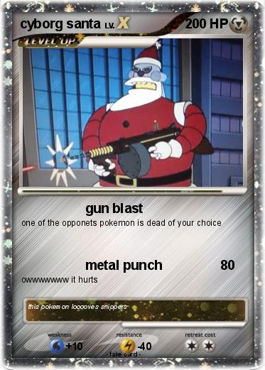 Pokemon cyborg santa