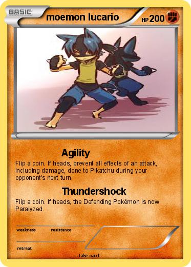 Pokemon moemon lucario