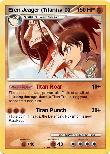 Pokemon Eren Jeager (Titan)