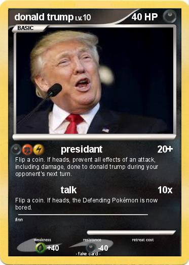 Pokemon donald trump