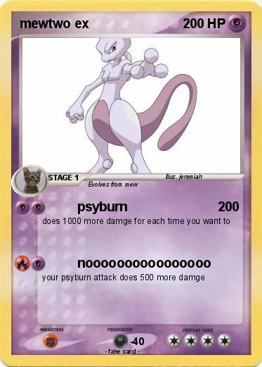 Pokemon mewtwo ex