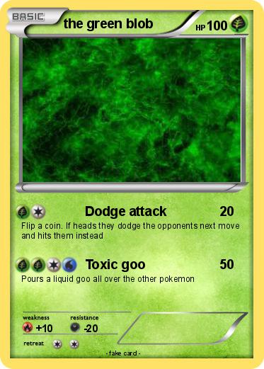 Pokemon the green blob