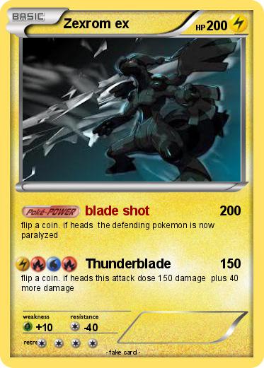 Pokemon Zexrom ex