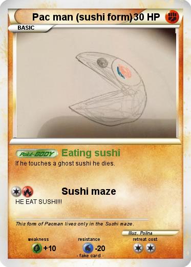 Pokemon Pac man (sushi form)