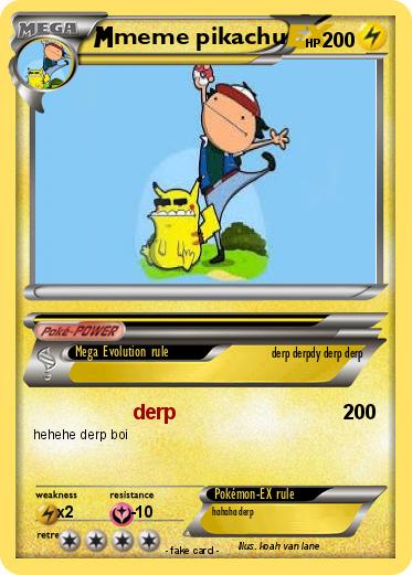 Pokemon meme pikachu