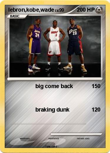 Pokemon lebron,kobe,wade