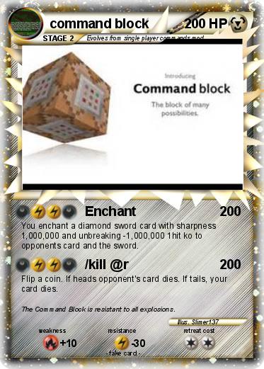 Pokemon command block Pokemon command block