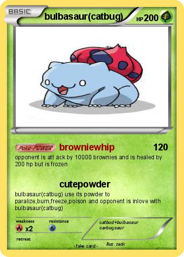 Pokemon bulbasaur(catbug)