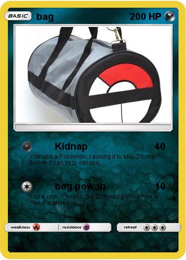Pokemon bag
