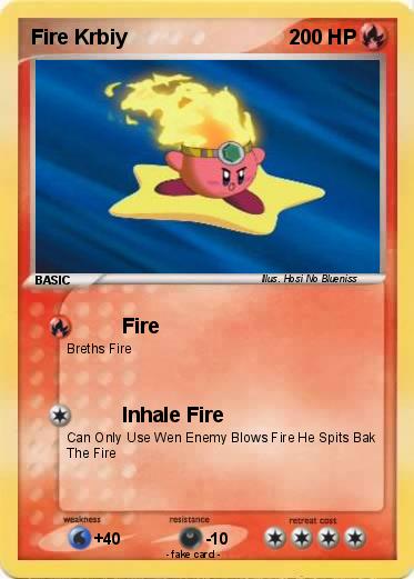 Pokemon Fire Krbiy