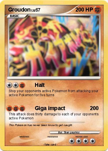 Pokemon Groudon
