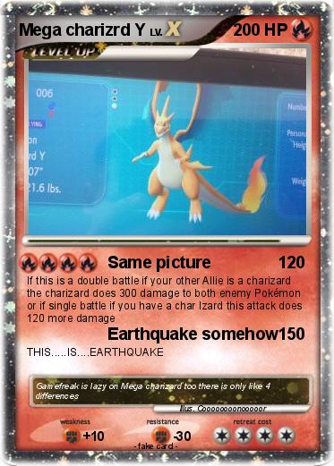 Pokemon Mega charizrd Y