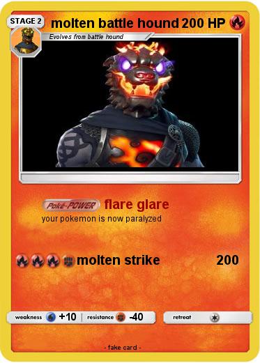 Pokemon molten battle hound