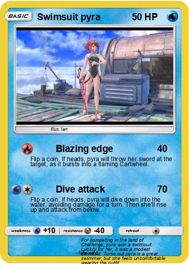 Pokemon Swimsuit pyra