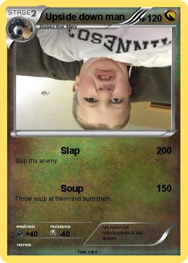 Pokemon Upside down man