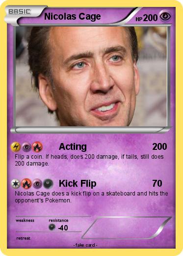 Pokemon Nicolas Cage