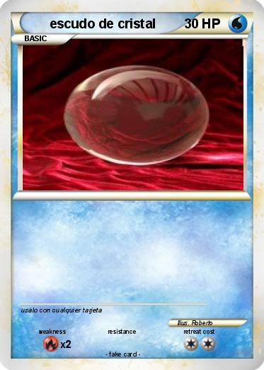 Pokemon escudo de cristal