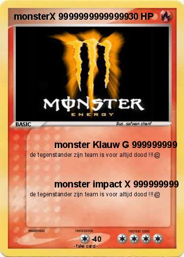 Pokemon monsterX 99999999999999