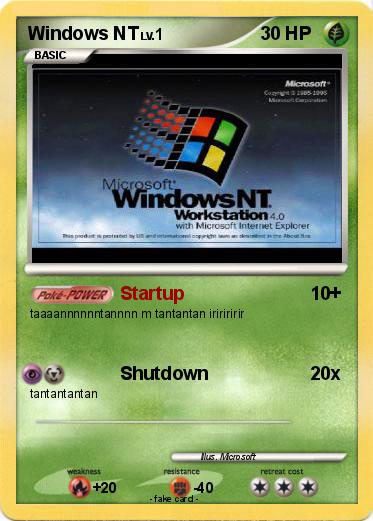 Pokemon Windows NT
