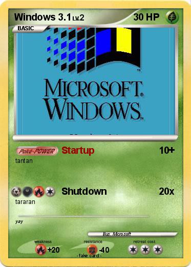 Pokemon Windows 3.1