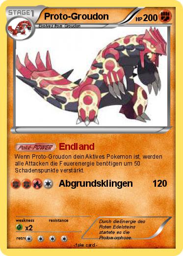 Pokemon Proto-Groudon