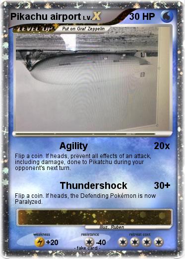 Pokemon Pikachu airport