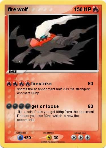 Pokemon fire wolf