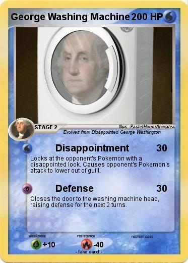 Pokemon George Washing Machine