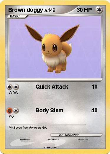 Pokemon Brown doggy
