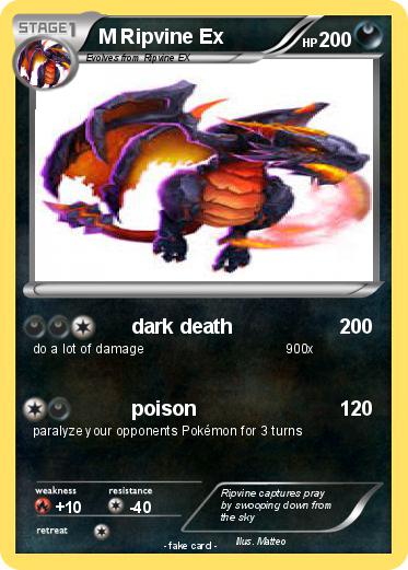 Pokemon M Ripvine Ex