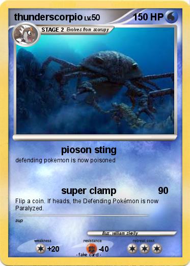 Pokemon thunderscorpio