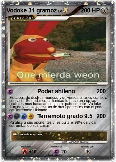 Pokemon Vodoke 31 gramoz