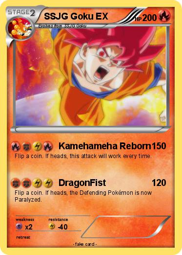 Pokemon SSJG Goku EX