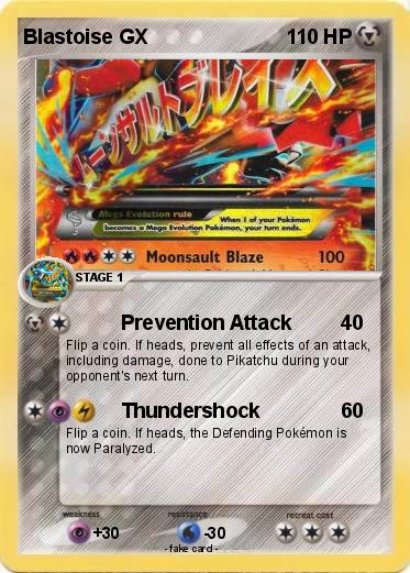 Pokemon Blastoise GX