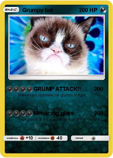 Pokemon Grumpy boi