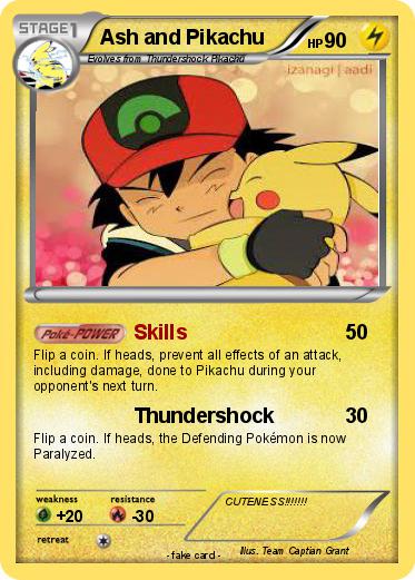 Pokemon Ash and Pikachu