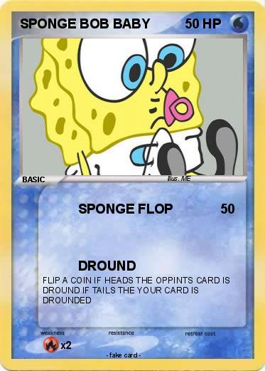 Pokemon SPONGE BOB BABY